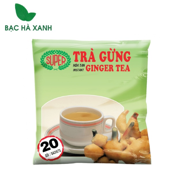 TRÀ GỪNG HÒA TAN SUPER SINGAPORE Gói 20gr x 20tép | BigBuy360 - bigbuy360.vn