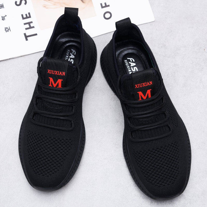 Giày thể thao thời trang phối lưới đế mềm không mùi hôi phong cách mùa thu 2020 cá tính cho nam | BigBuy360 - bigbuy360.vn