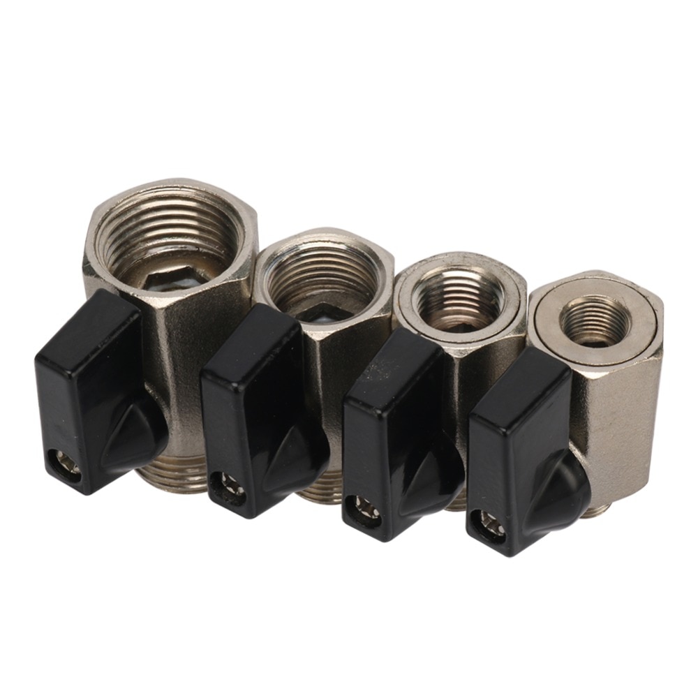 1 Van Bi Nén Khí Mini 1/8" 1/4" 3/8" 1/2" BSP