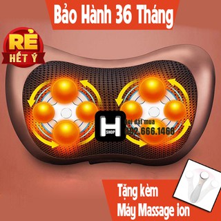 Gối Mát Xa Hồng Ngoại 8 Bi ( bảo hành 36 tháng)