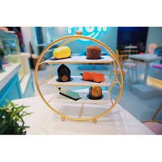 Kệ đựng bánh lồng chim và tròn