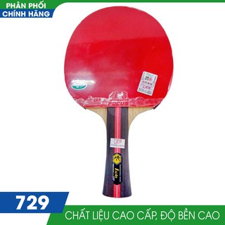 Vợt Bóng Bàn 729 - 1 sao OFF+ màu đỏ đen phù hợp cho người chơi sử dụng lối đánh công - thủ toàn diện - BONGBONSPORTS