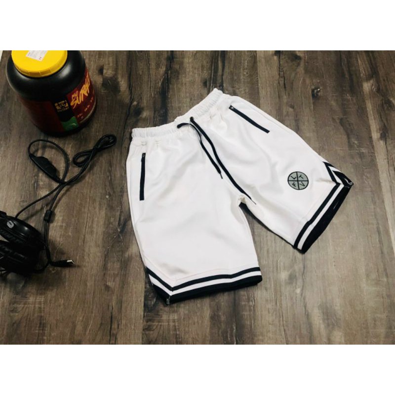 Quần đùi tập gym LVFT logo thêu