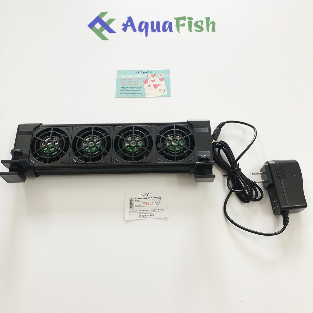 Quạt Làm Mát Nước Bể Cá BOYU FS 604 (chạy êm, tiết kiệm điện)