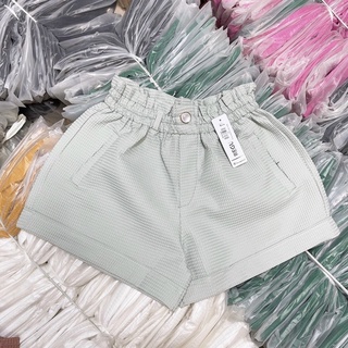 Quần short xốp lưng thun đóng nút