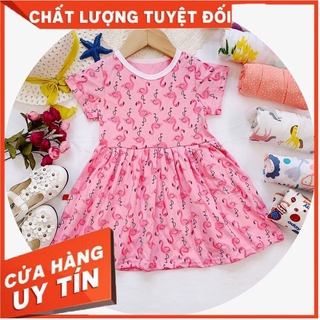 Váy bé gái - váy cotton xuất dư - MinhTrang