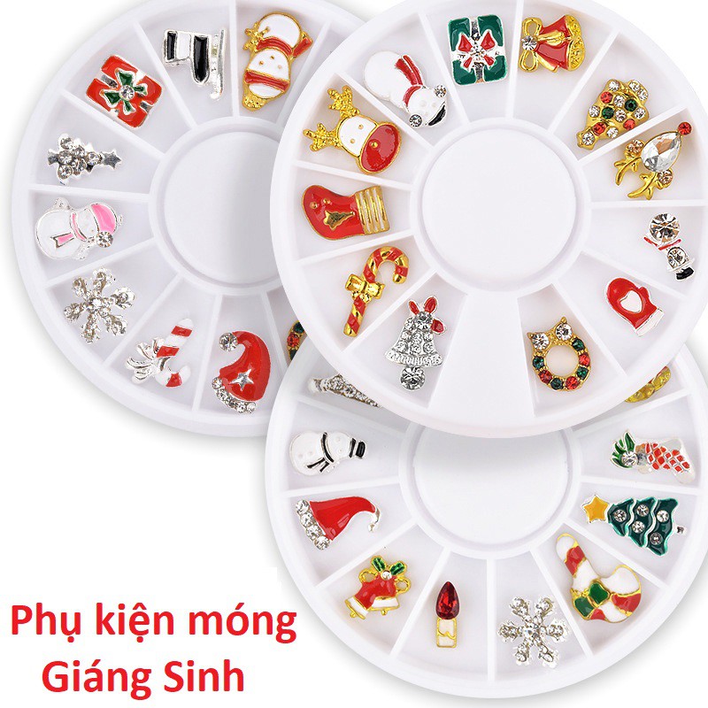 Charm Noel - Giáng Sinh - Phụ Kiện Trang Trí Móng