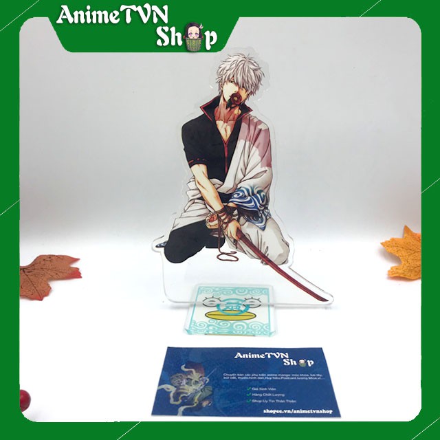 Tượng Mica Standee anime/manga Gintama (Linh hồn bạc) - Nhựa Cứng Acrylic In nhiều chi tiết sắc nét