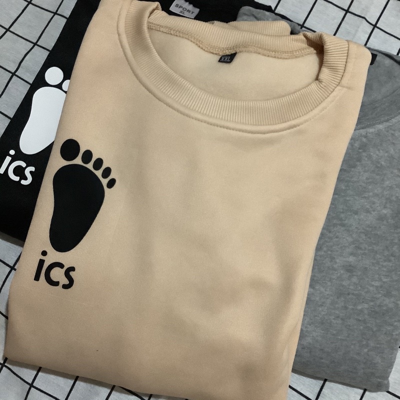 Áo sweater dài tay in họa tiết anime Haikyuu ICS thiết kế dáng rộng thời trang cho nam và nữ