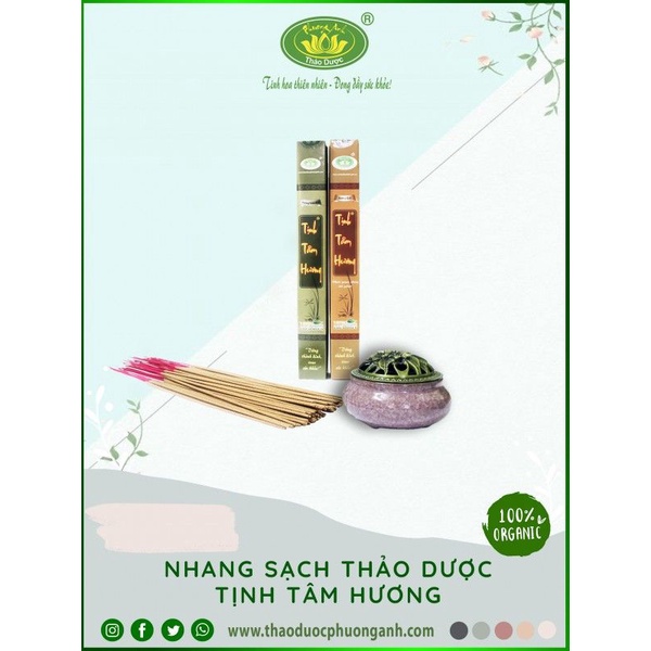 Tịnh tâm hương Phương Anh 100 - 200 nén