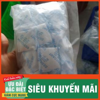 Bịch 500gram Gói chống ẩm giày dép, tách xách, bảo quản thực phẩm Silica gel  loại 10gram