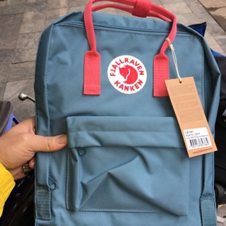 balo Kanken classic (xanh xán quai hồng)