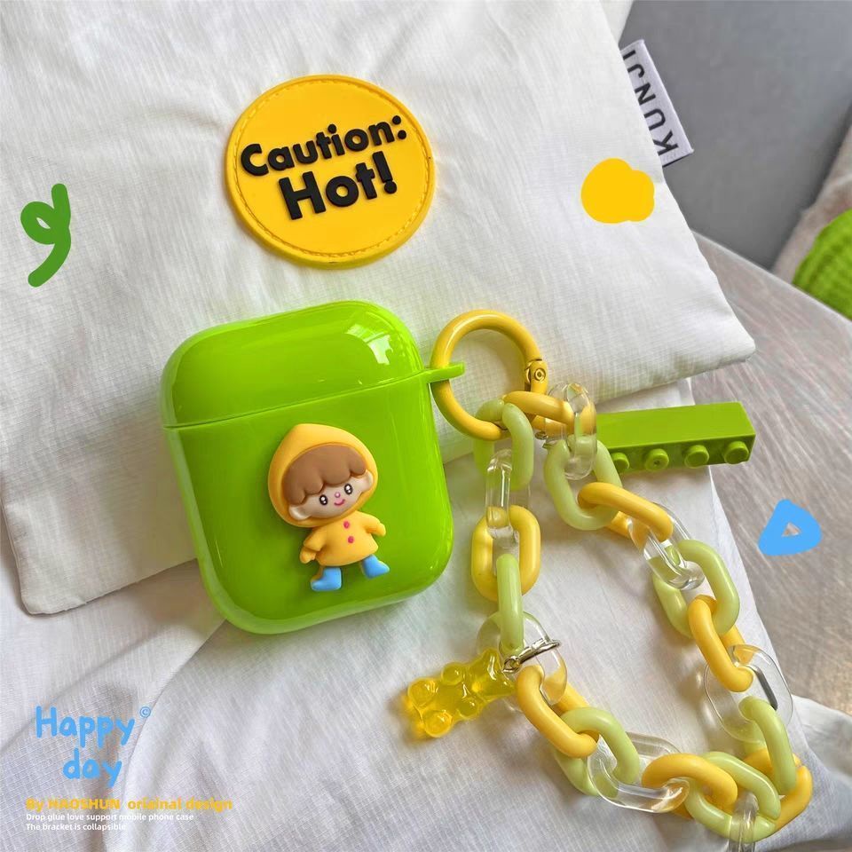 BASEUS Vỏ Bảo Vệ Hộp Sạc Tai nghe không dây W04 W04 Pro Bằng Silicone Hình Hello Kitty