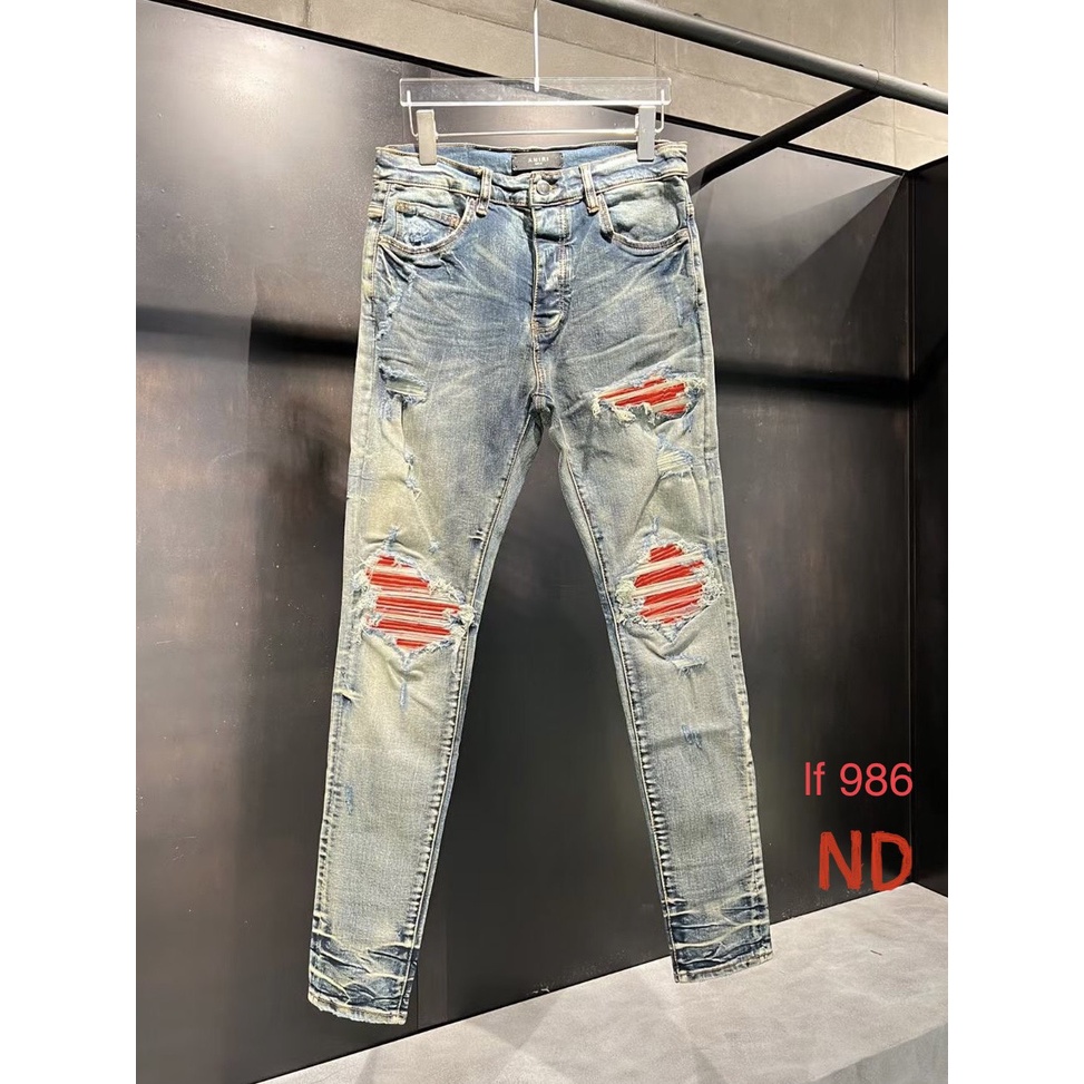 Quần jean quần bò nam amirri new ss2022 size ý 44/46/48/50/52/54/56