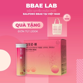 Viên sủi giảm cân chuyển hóa mỡ thừa Balporo BBae chính hãng Hàn Quốc 10 viên/lọ, độc quyền VN bởi BBae Lab