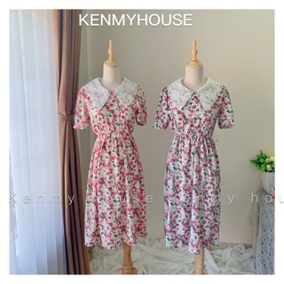 Đầm cổ ren perter pan 🌸[ KÈM HÌNH THẬT HÀNG QC ]