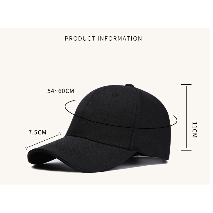 Mũ Lưỡi Trai Màu Sắc Đơn Giản Thời Trang