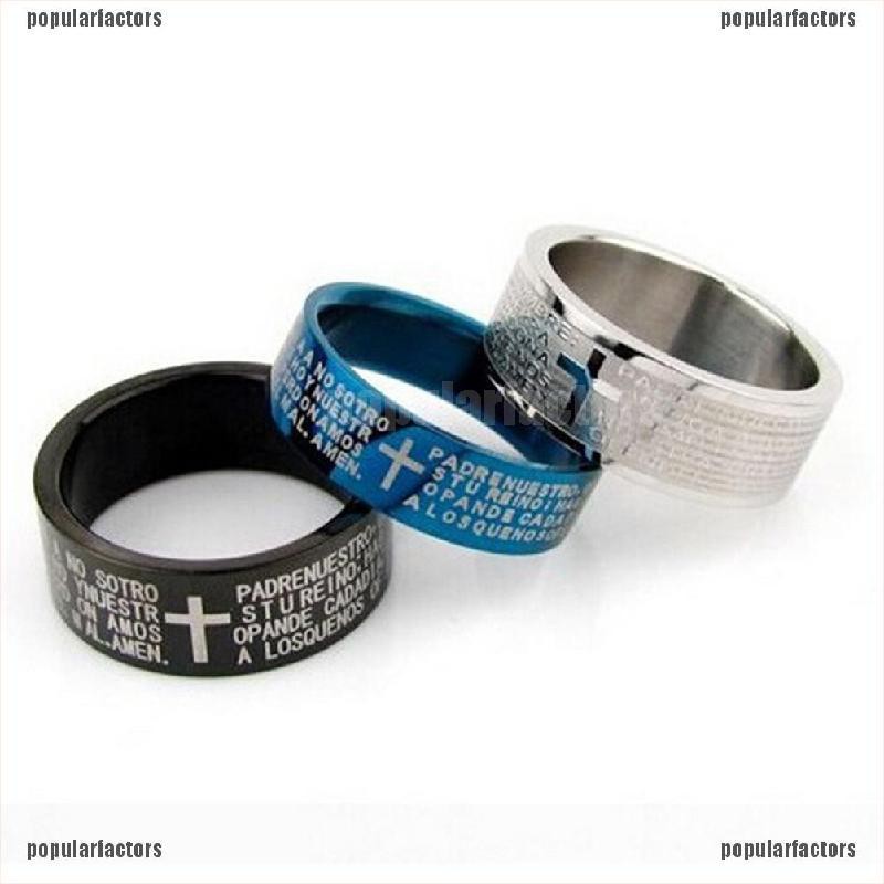 Vòng Tay Kim Loại Khắc Chữ Thập Thời Trang Cho Nam Và Nữ