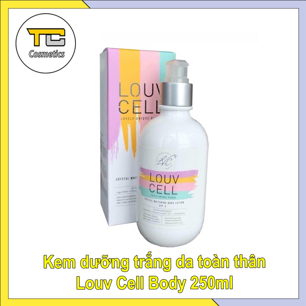 Kem dưỡng trắng da toàn thân - Louv Cell Body 250ml