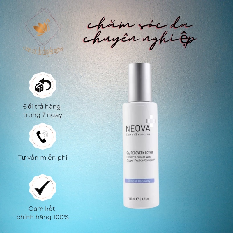 NEOVA CU3 RECOVERY LOTION - lotion dưỡng phục hồi da tổn thương 100ml