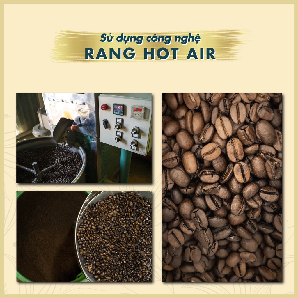 Cà phê robusta kon tum rang xay nguyên chất 100% vị đậm đà thơm nồng pha - ảnh sản phẩm 3