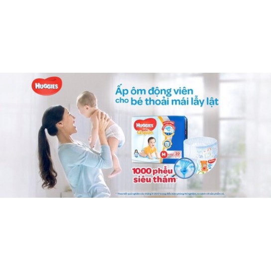 (Cộng miếng 8) Tã quần Huggies M74/L68/XL62/XXL56 +8