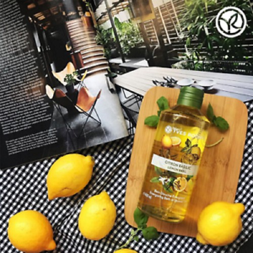 [Hàng chính hãng] Gel Tắm Hương Chanh Và Húng Quế Yves Rocher Lemon Basil Energizing Bath & Shower Gel 400ml