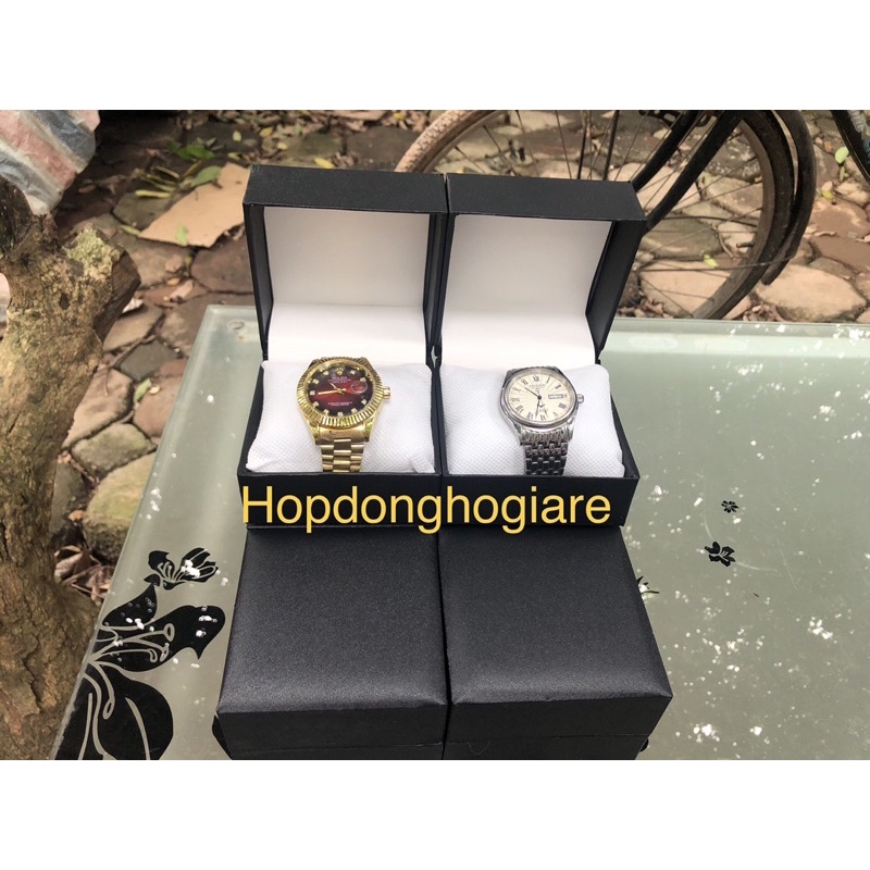 Hộp đồng hồ da cao cấp