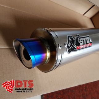 Lon pô tăng STB - Mẫu inox đuôi màu Titan