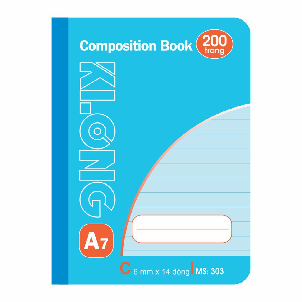 Sổ May Dán Gáy Klong A7 - 200 trang - Ms: 303