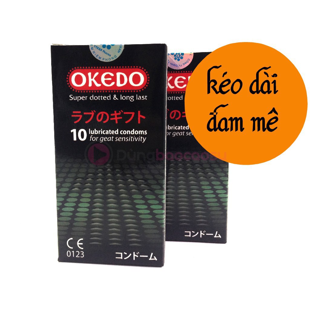 [Chính hãng] Bao cao su Okedo -Kéo dài thời gian- Made in Japan