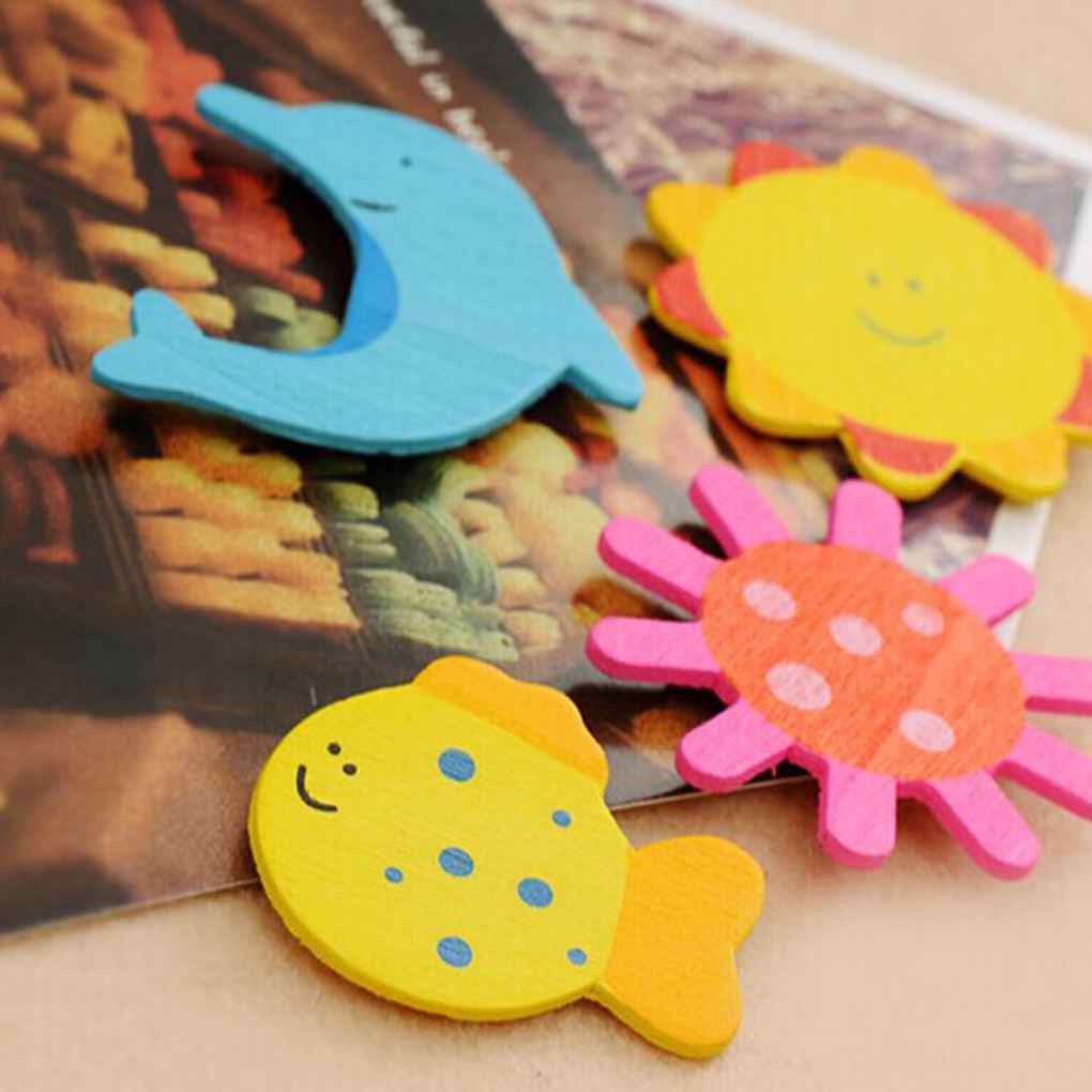 Set 12 Nam Châm Dán Tủ Lạnh Kiểu Dáng Động Vật Dễ Thương