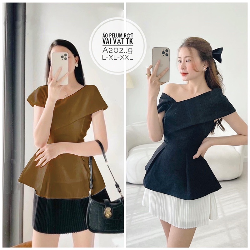 Áo bigsize pelum lệch vai 55-90kg