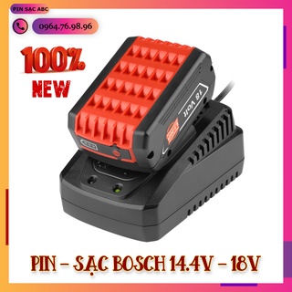 Đế sạc, pin Bosch 14.4v đóng mới dung lượng cao nhận sạc zin