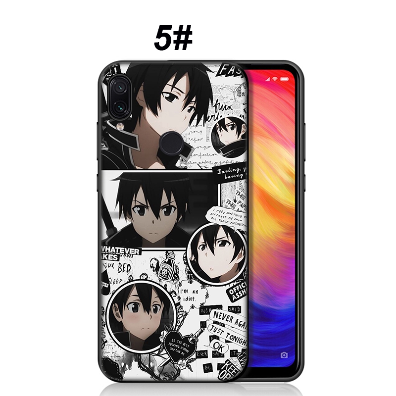 Xiaomi Redmi 8A S2 GO K20 K30 Pro Poco X2 Note 8 8T Pro Phone Silicone Soft Case YX171 Sword Art Online