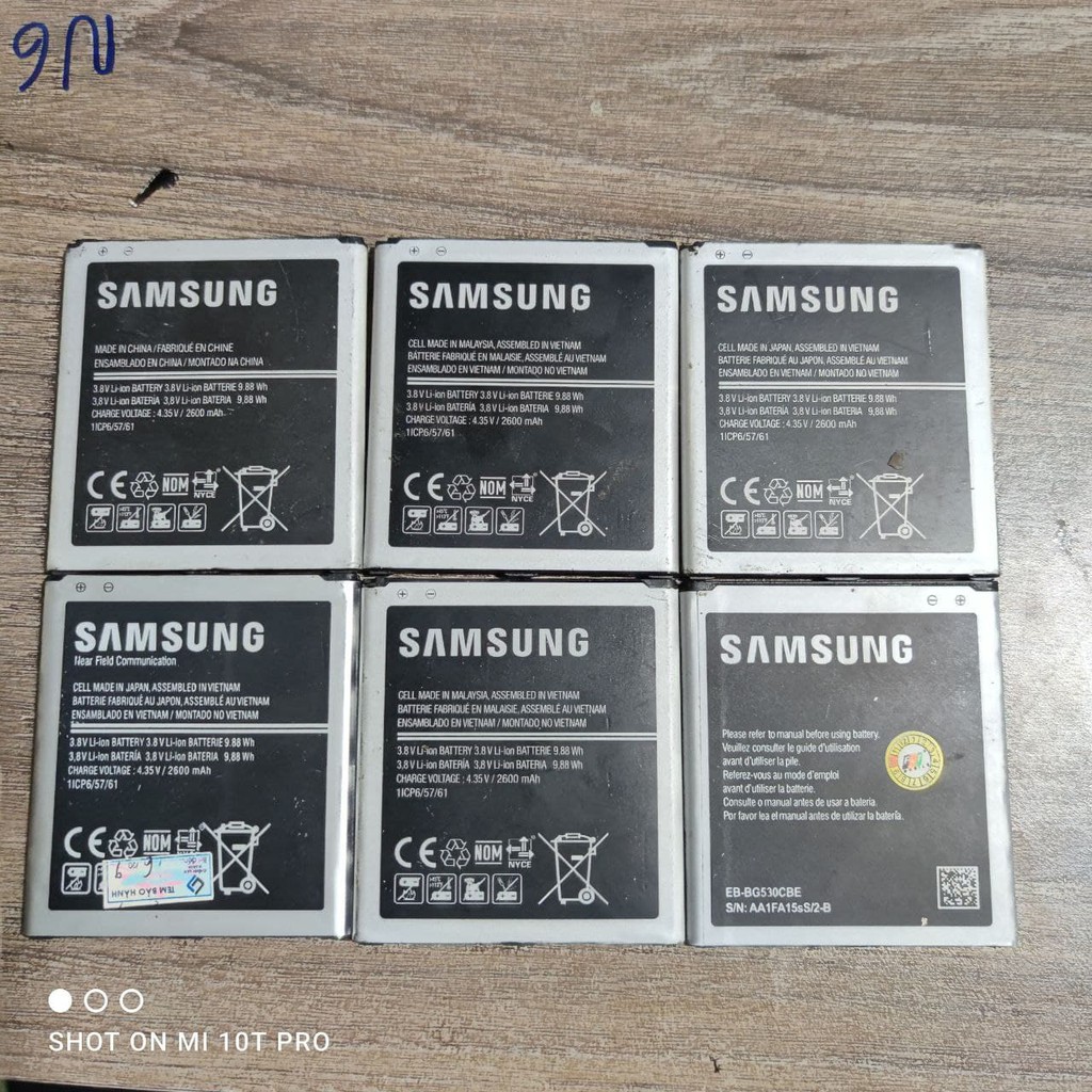 pin samsung  j500 g532 j2 prime bóc máy