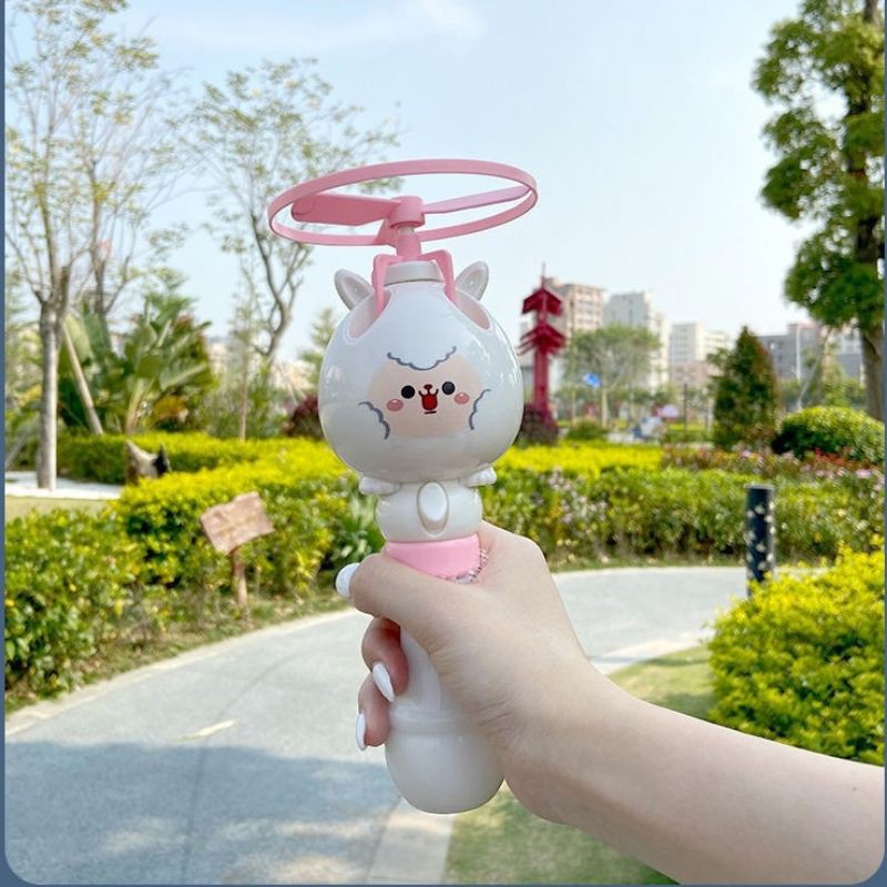 Cây thổi bong bóng xà phòng kèm chong chóng quay bay lên trời - Shop CEC