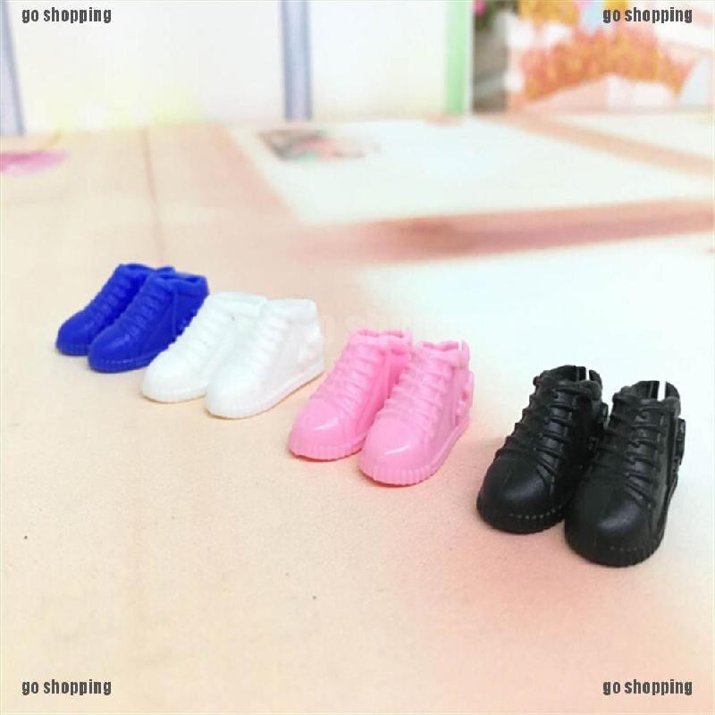 {go shopping}Original 4 pair Doll Shoes Fashion Cute shoes for Doll shoes 1/6