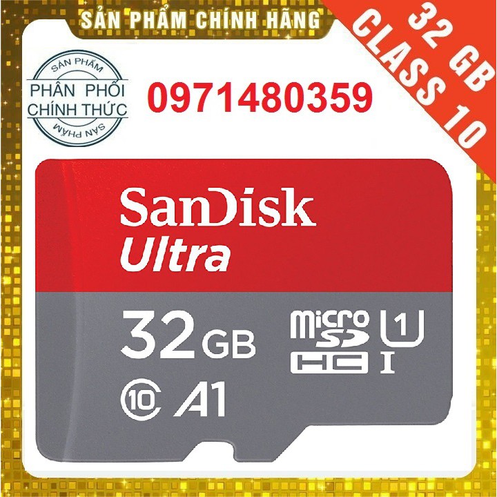 Thẻ Nhớ 32GB Sandisk Tốc Độ 3.0 Hỗ Trợ Quay Video 4K | BigBuy360 - bigbuy360.vn