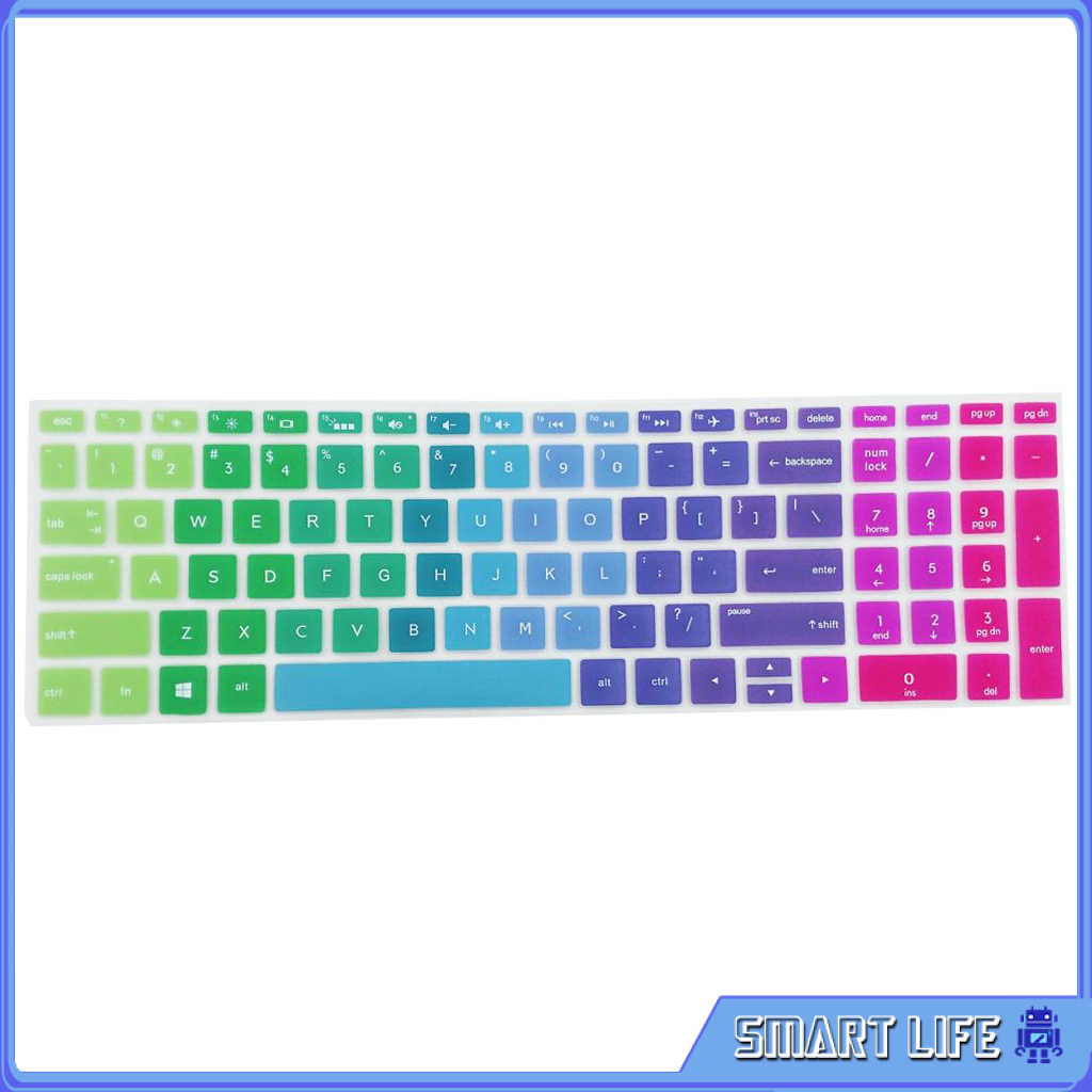 [Smart Life 🔑]Soft Laptop Keyboard Skin Protector Cover For HP 15.6 inch BF Blue