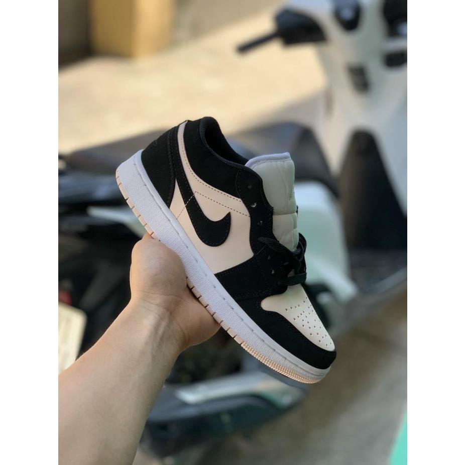 Giày JD Đen Hồng Nhạt [ Full Box ] Giày Thể Thao Nữ Jordan Hồng Đen Thấp Cổ Hot Hit