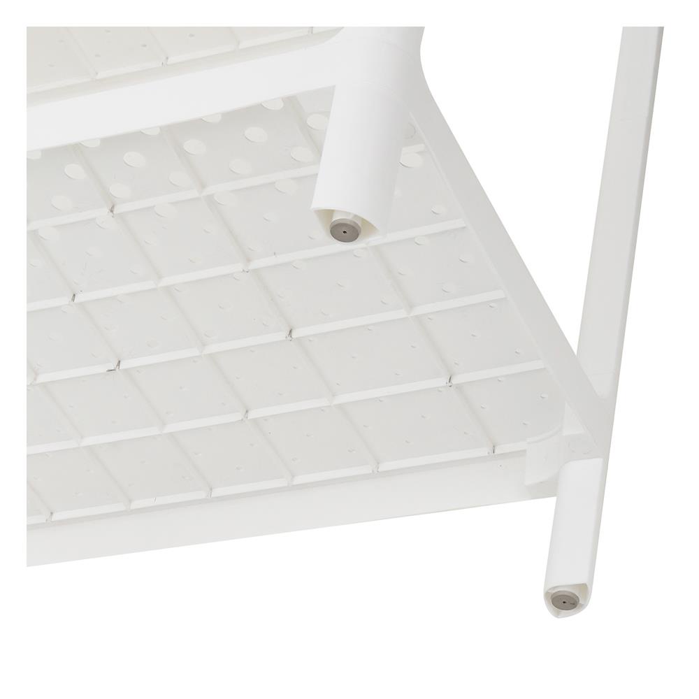 HomeBase STACKO kệ nhựa 3 tầng MONO Thái Lan W50xH81xD30cm màu trắng