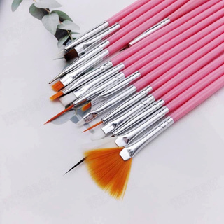 Cọ vẽ móng sét 15 cây , cọ vẽ nail