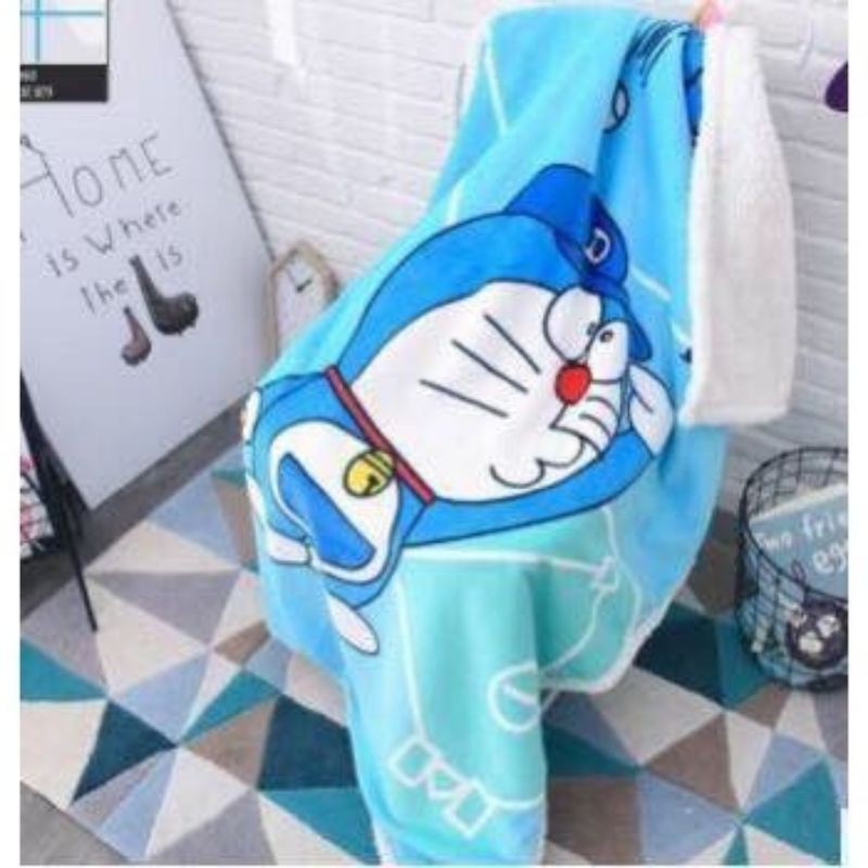 Chăn Lông Tuyết 3D Mềm Ấm 2 Lớp Cho Bé / Nhiều Mẫu