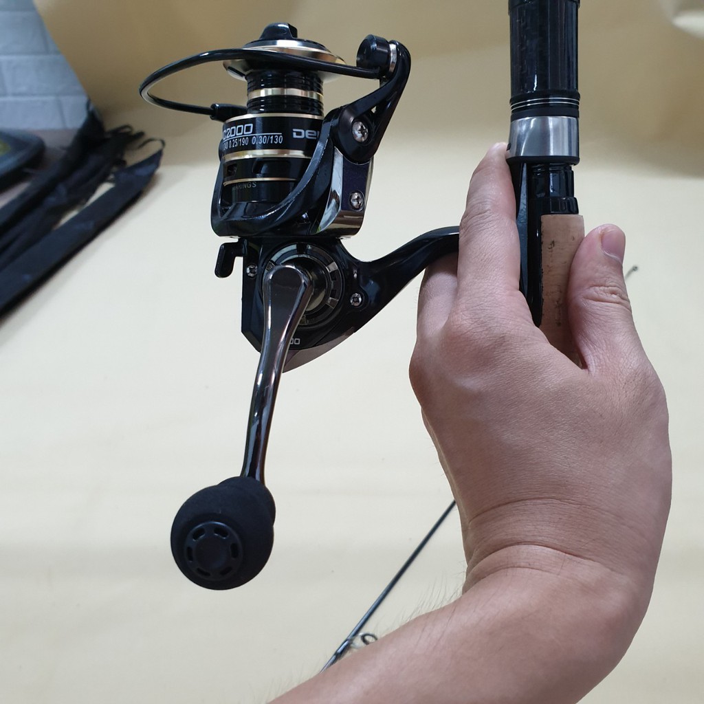 Bộ cần câu máy Lure UL + máy câu cá kim loại BUL-1