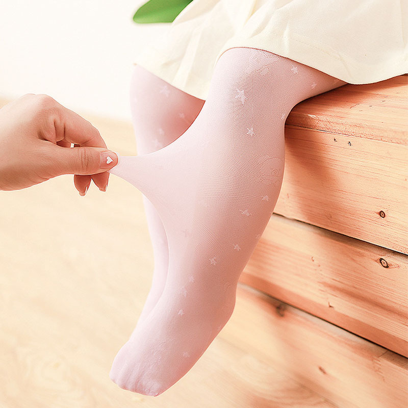 Quần tất lưới in hình 5 màu dễ thương cho bé gái