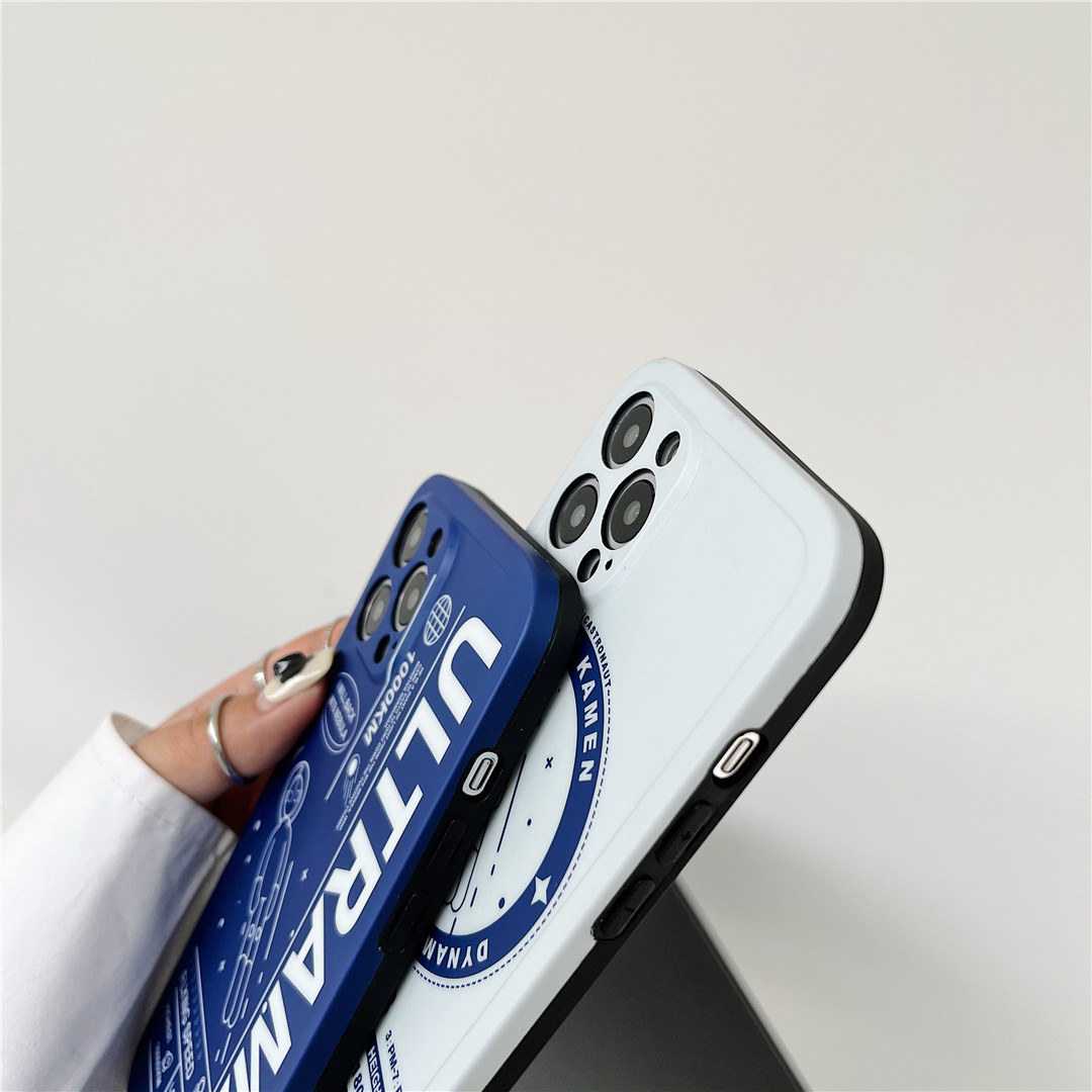 Ốp điện thoại nhựa dẻo họa tiết phi hành gia hoạt hình đáng yêu cho IPHONE 12MINI 11PROMAX 7/8PLUS SE2020 X/XS XR XSMAX | BigBuy360 - bigbuy360.vn