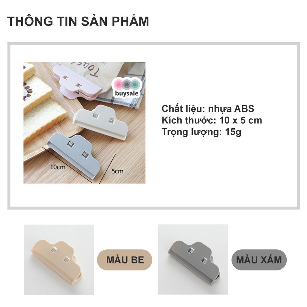 Kẹp Nhựa, Kẹp Miệng Túi Đồ Ăn, Túi Thực Phẩm, Túi Bánh Kẹo, Túi Hạt Đã Mở, Tiện Dụng Cho Gia Đình. TakyHome 5210