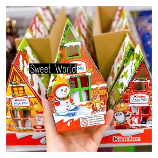 Set socola ngôi nhà mini mix Kinder - Đức