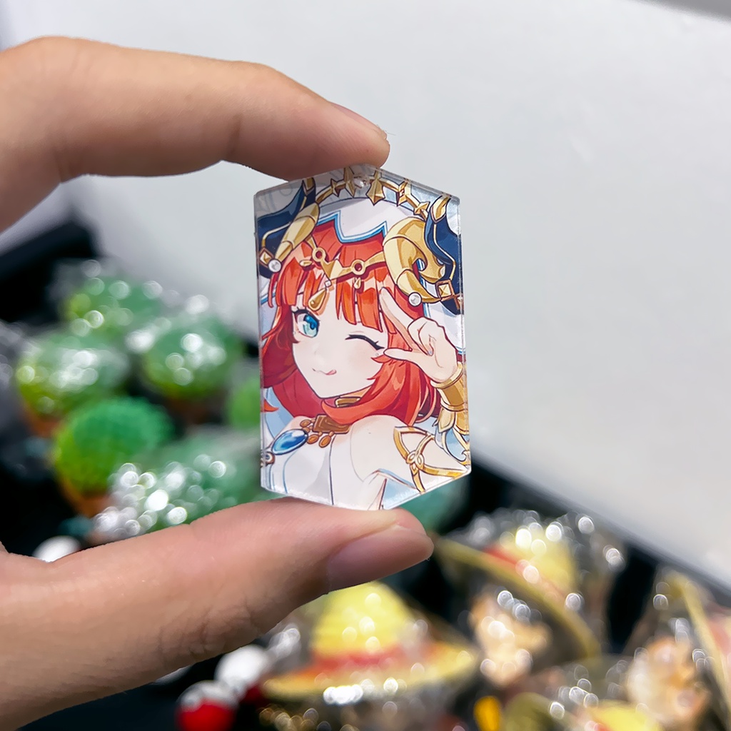 Móc khóa Genshin Impact Cyno Nilou Raiden Zhongli BST 2209